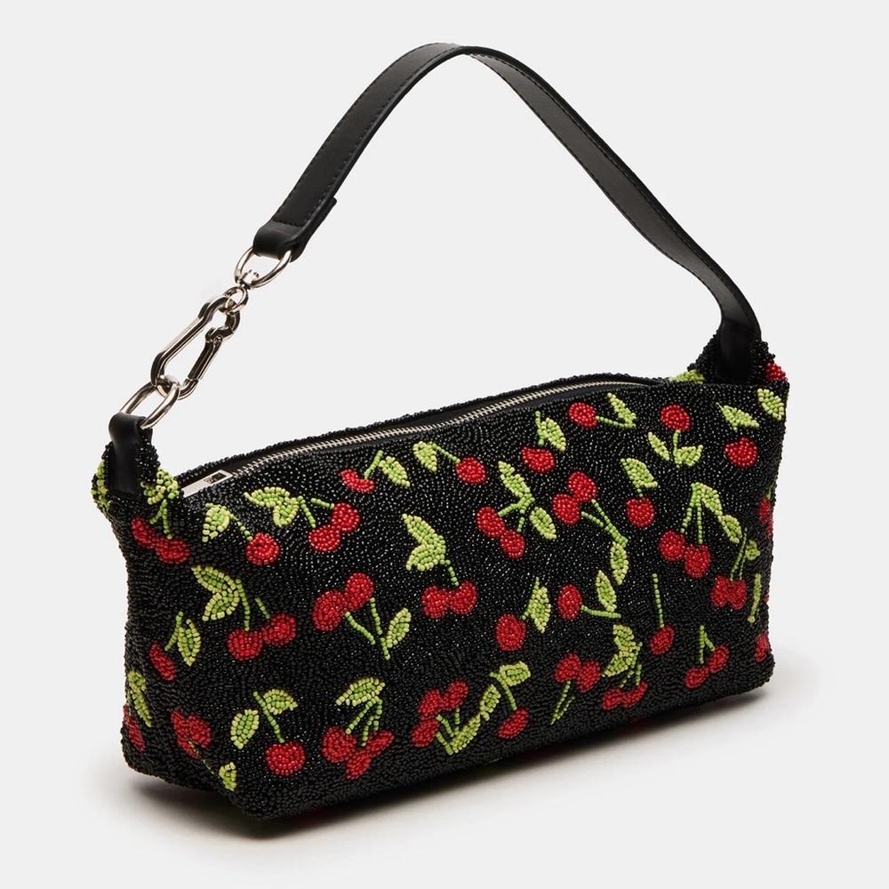 EMERSYN BEADED BAG BLACK MULTI Cherry Beaded Bag